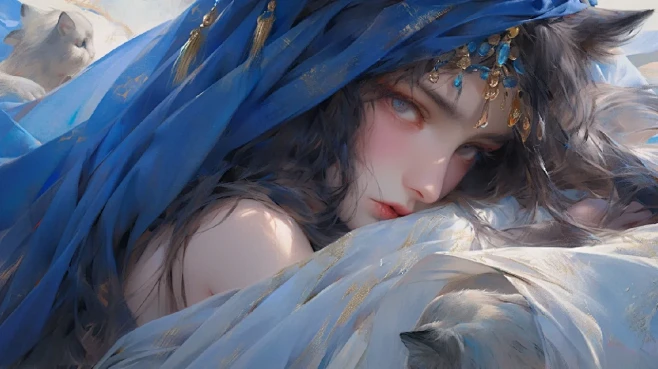 动漫少女新番主视觉横幅